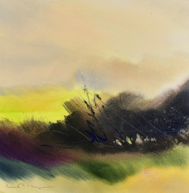 Spring Treeline - Abstract Landscape