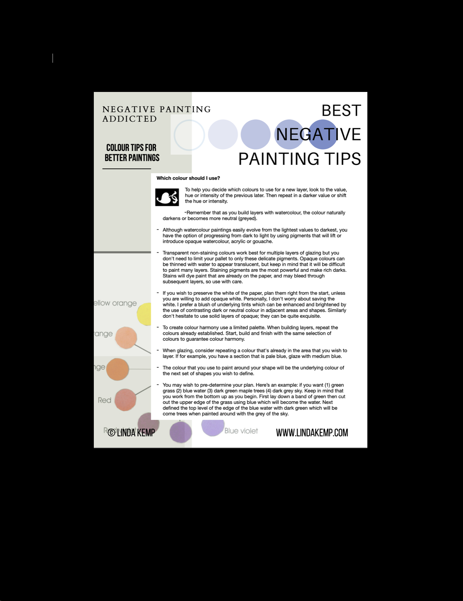 30+ Best Negative Painting Tips - Free Handbook