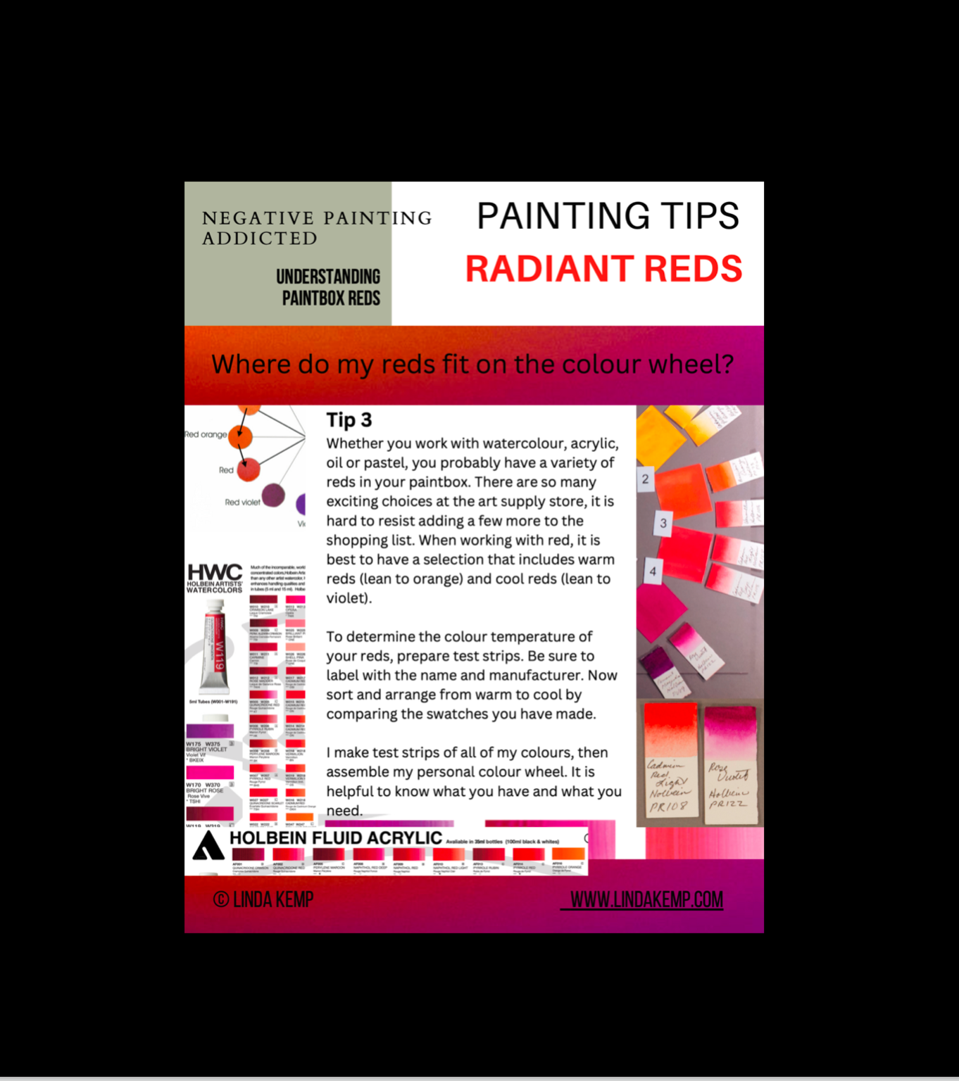16 Tips For Painting Radiant Reds - Free Handbook