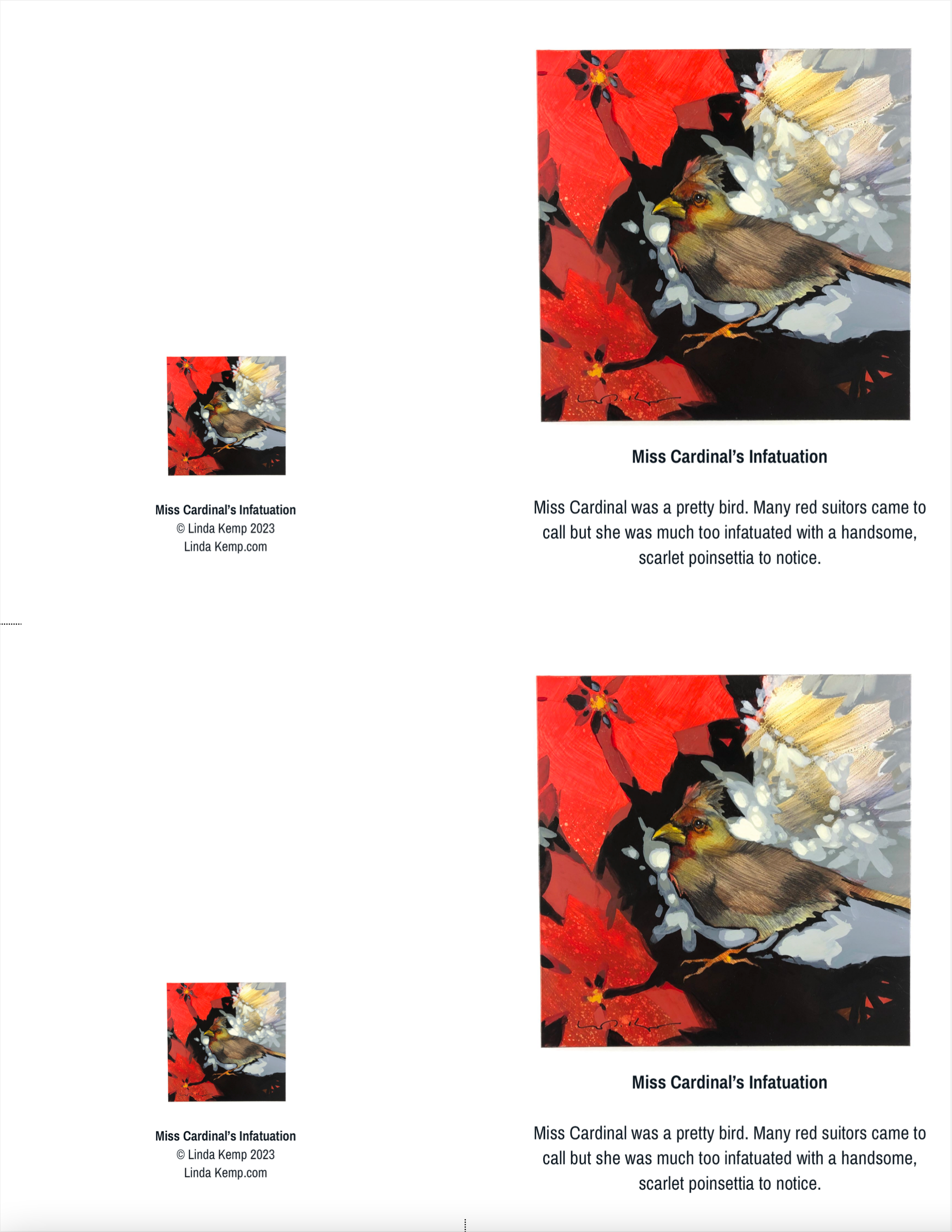 Cardinal Note Cards - Free Download